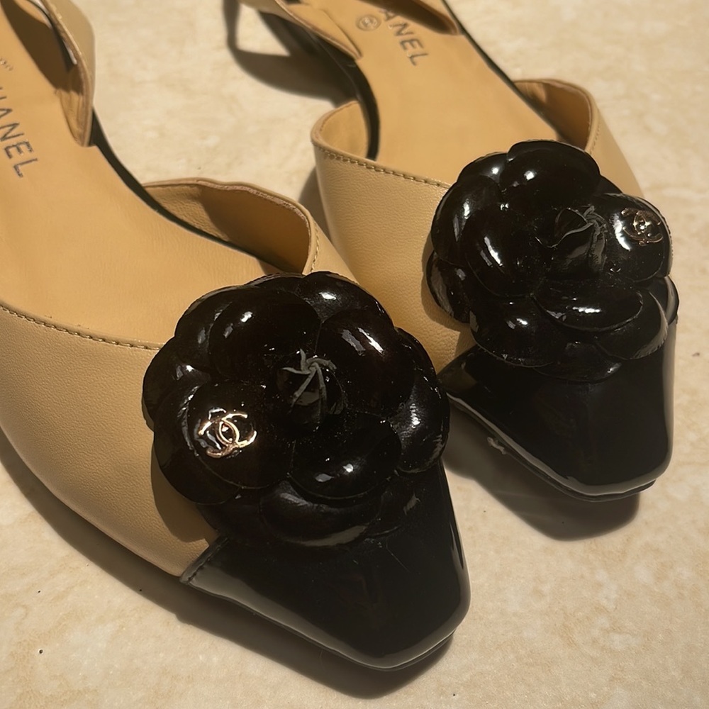 Chanel Flats with Rose